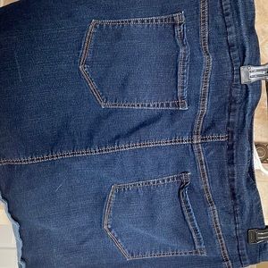Style and company denim skort size xl